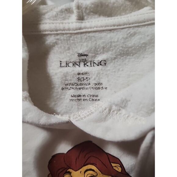 Disneys Lion King 2 Piece Hoodie With Matching Joggers Set Size Small 3-5 - Picture 6 of 7